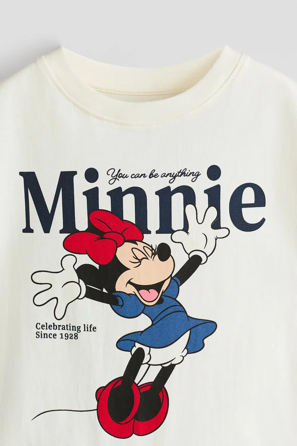 Набор из 3 футболок с принтом H&M, Helles Mattblau/Minnie Maus — фото 2