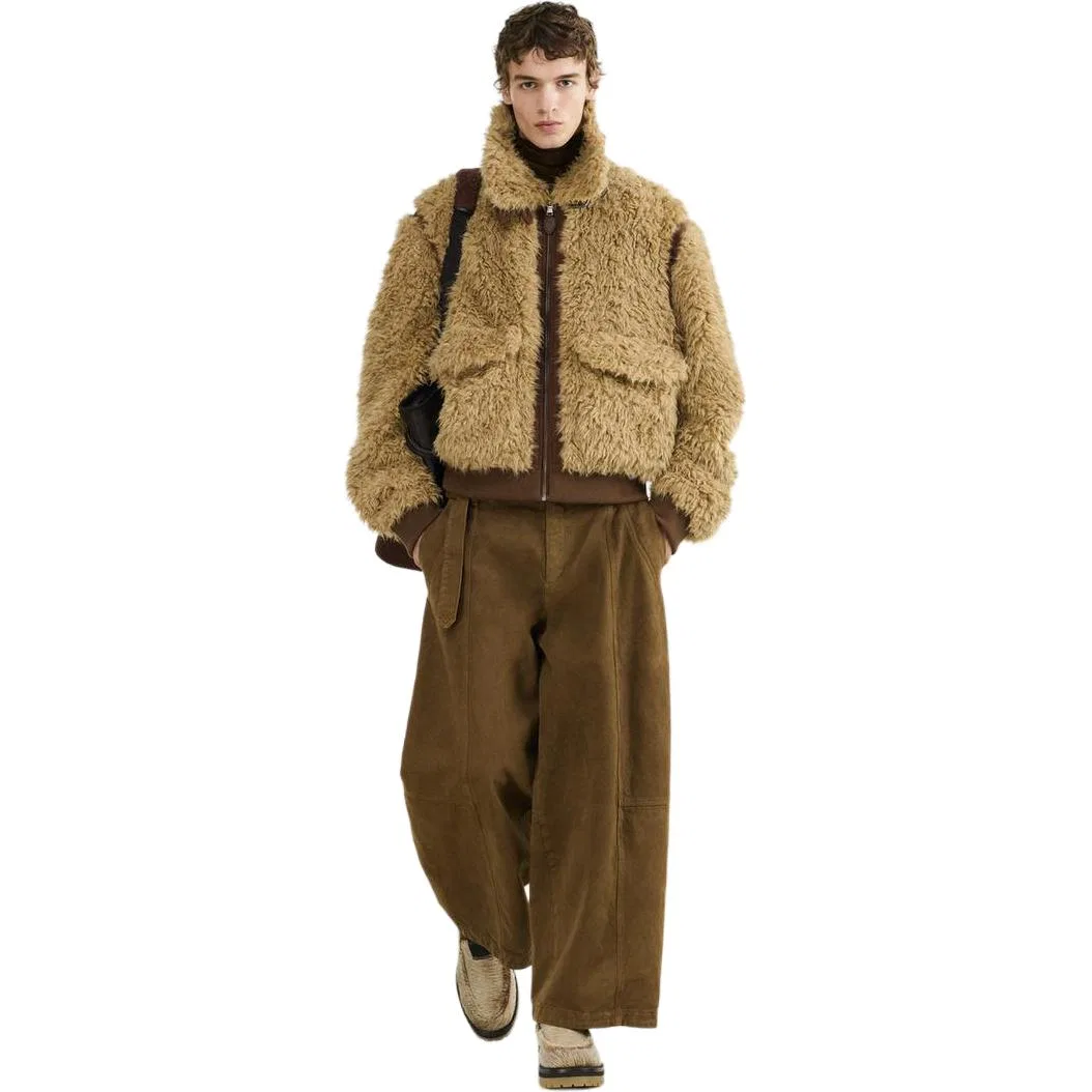 Мужские карго-брюки с утилитарным стилем SRPLS, ZARA, Khaki — фото 4