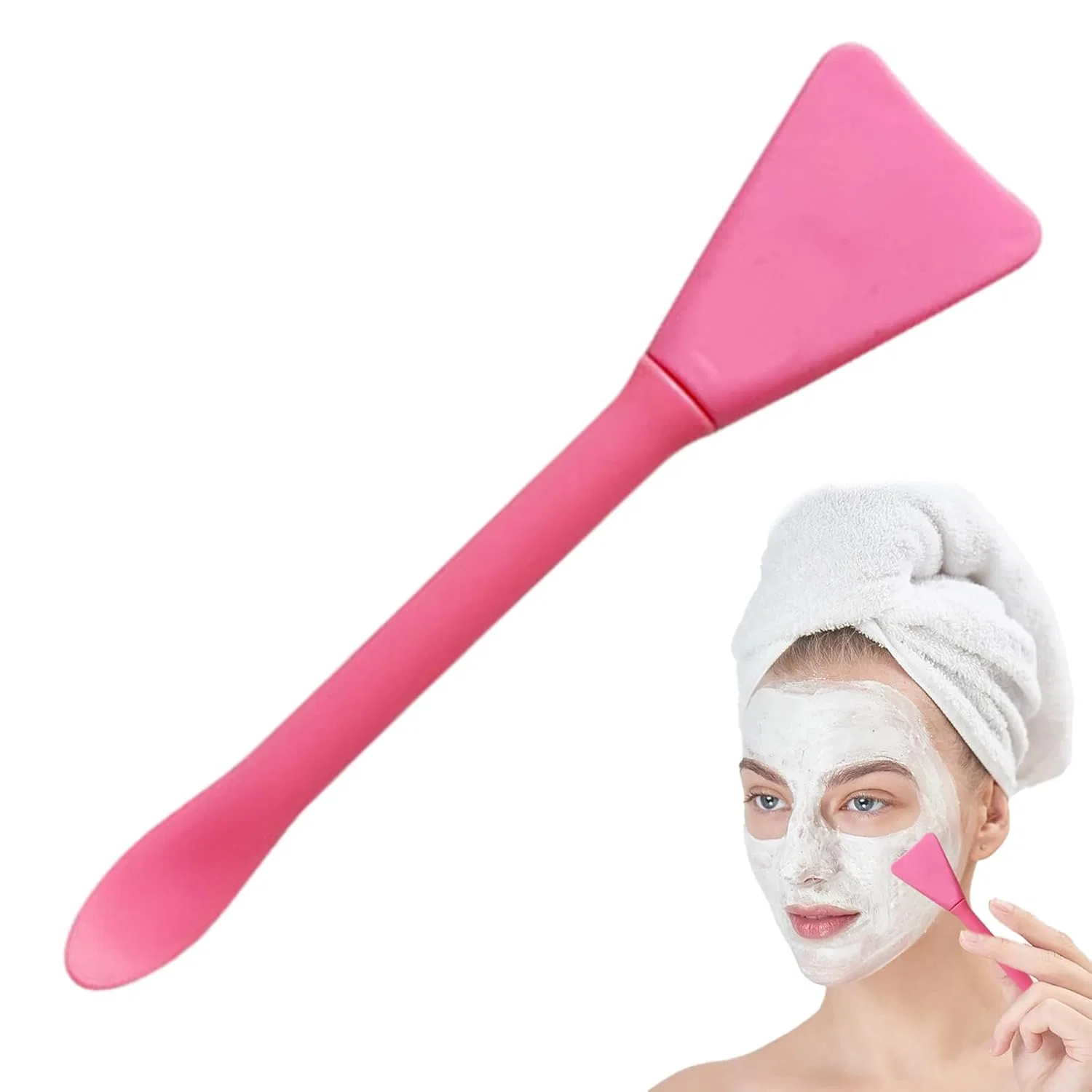 Силиконовая кисть для лица, Povanjer, Dark pink