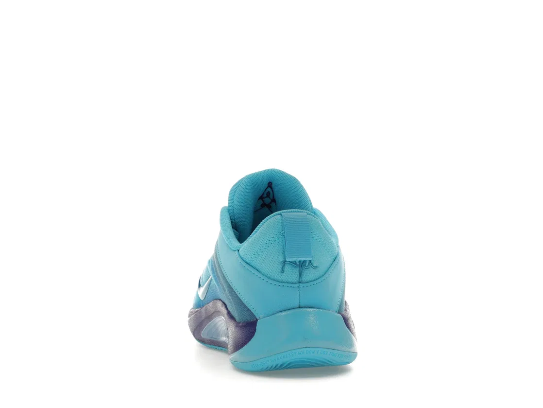 Детские кроссовки для девочек с принтом Nike A'ja Wilson A'One, Blue Fury/Racer Blue/Photo Blue/Radiant Blue — фото 4