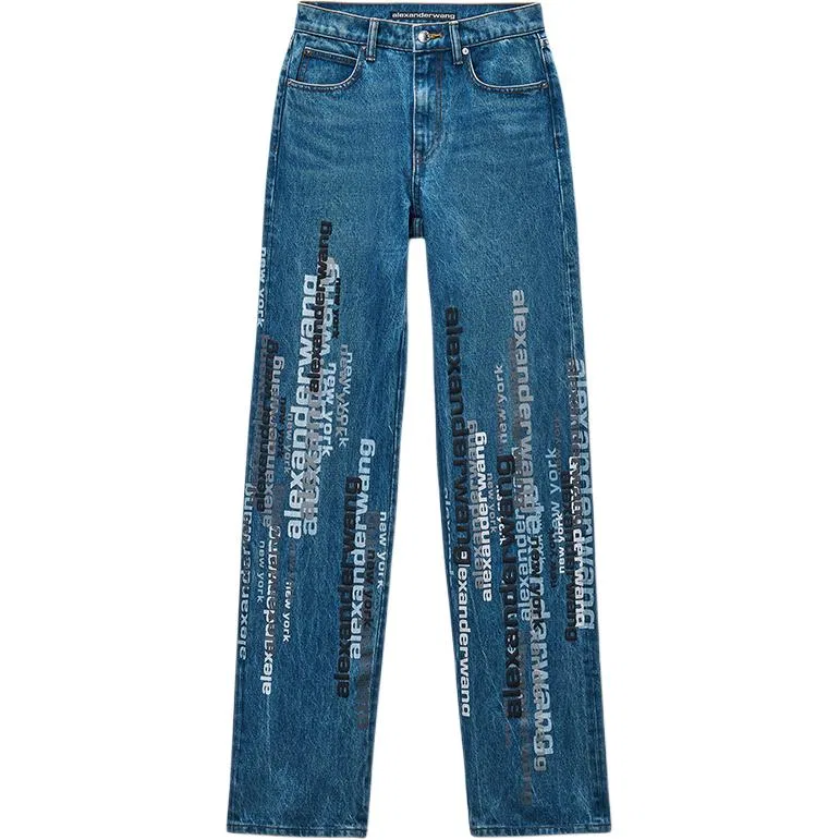 Женские джинсы Alexander Wang, Dark Blue