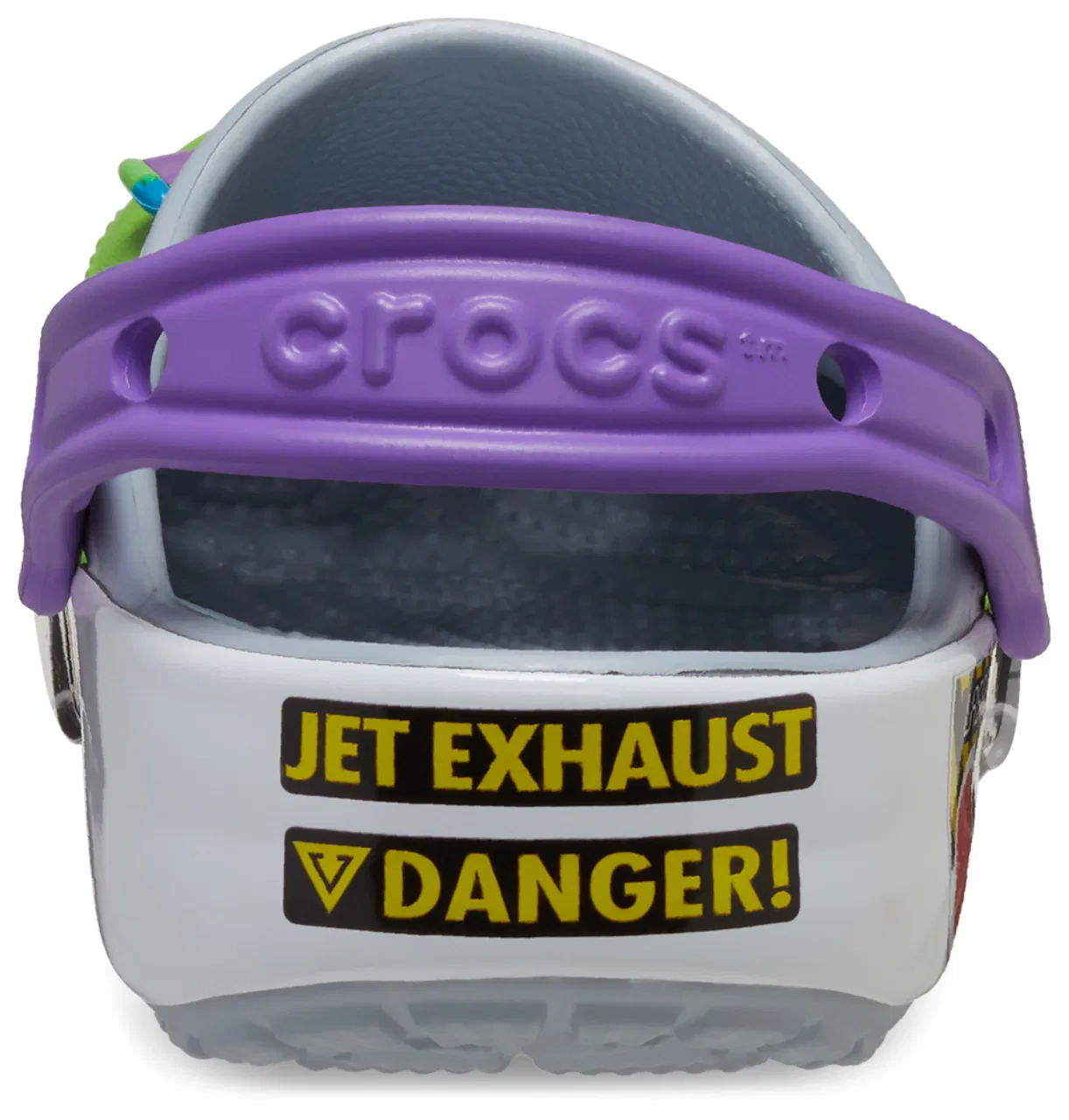 Мальчиковые Сабо Toy Story Buzz Classic Crocs, зеленый/фиолетовый — фото 3