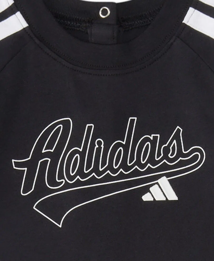 Комбинезон с длинным рукавом реглан Classic Raglan Long-Sleeve Coverall adidas, Black — фото 3