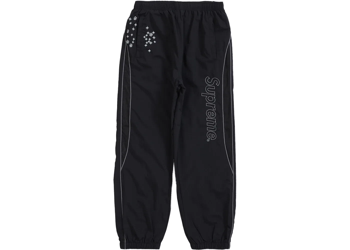 Мужские брюки с принтом Supreme AOI Glow-in-the-Dark, Black
