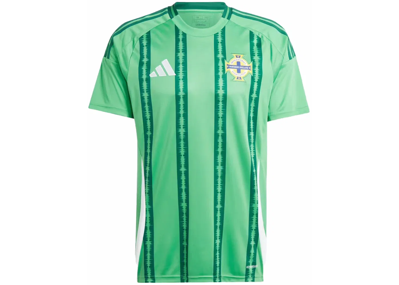 Мужская футбольная футболка с принтом Northern Ireland 24 Home Jersey Adidas, Vivid Green