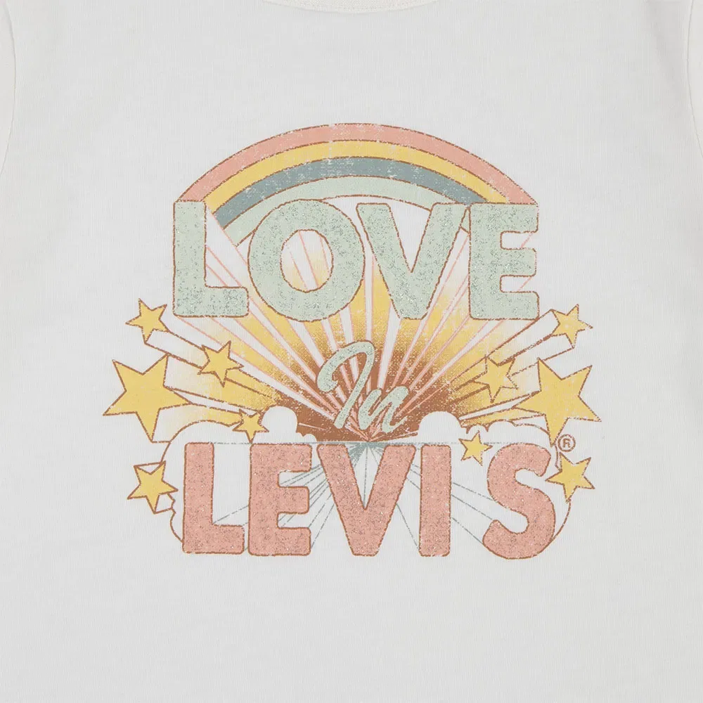 Футболка с коротким рукавом Cuff Levi's, белый — фото 3