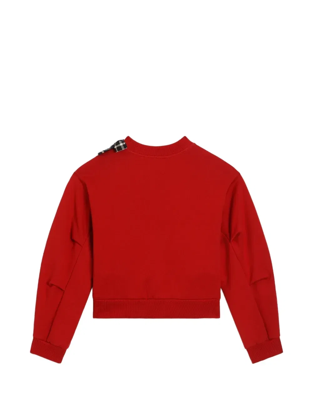 Хлопковая толстовка с бантами Dolce & Gabbana Kids, красный — фото 2