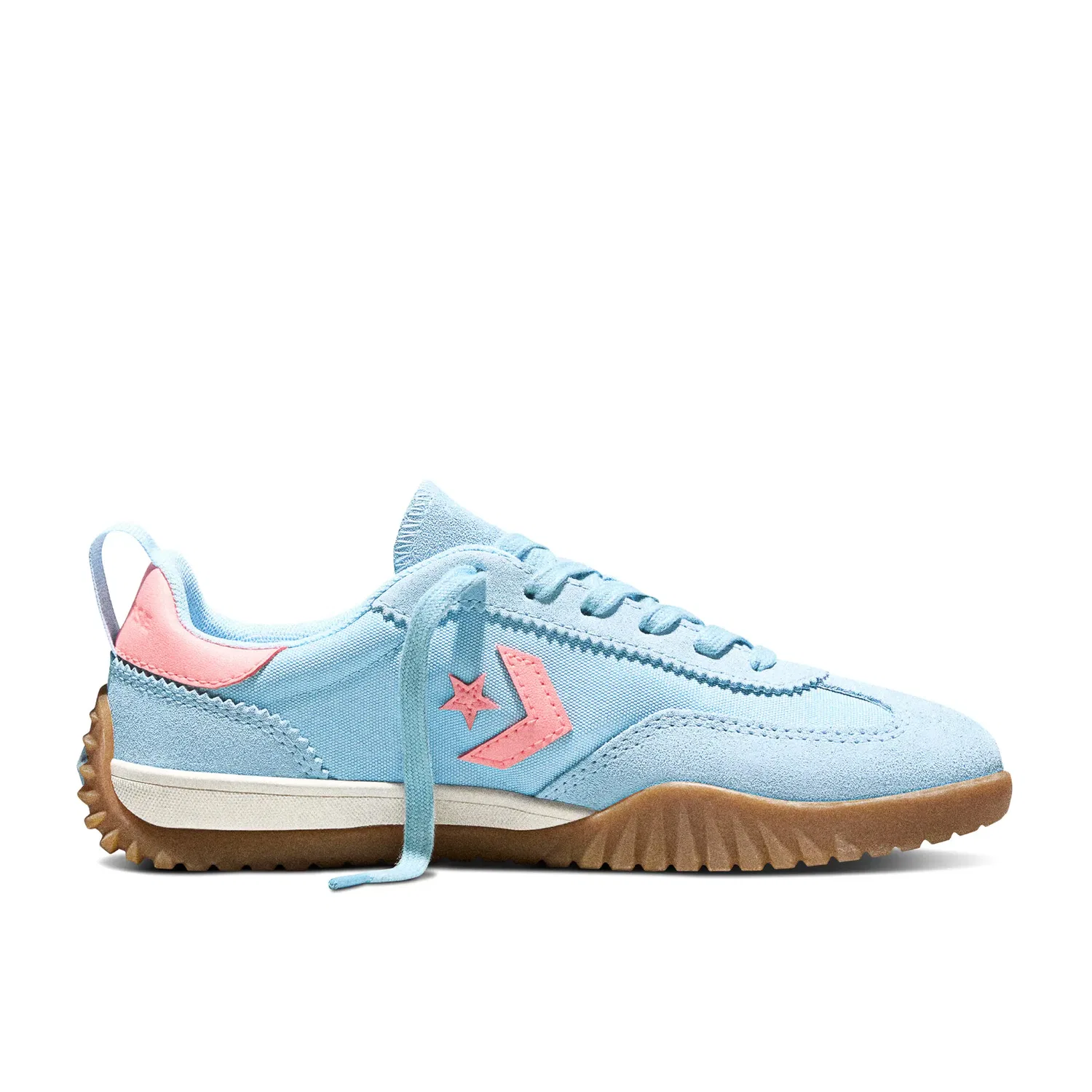 Детские кроссовки для мальчиков с верхом из нейлона Run Star Trainer Seasonal Color Converse, Azul Celeste