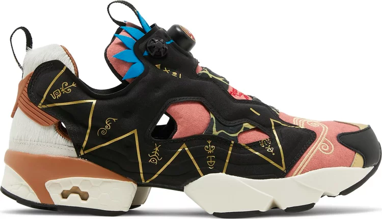 Кроссовки power rangers x instapump fury 'rita repulsa' Reebok, черный - фото