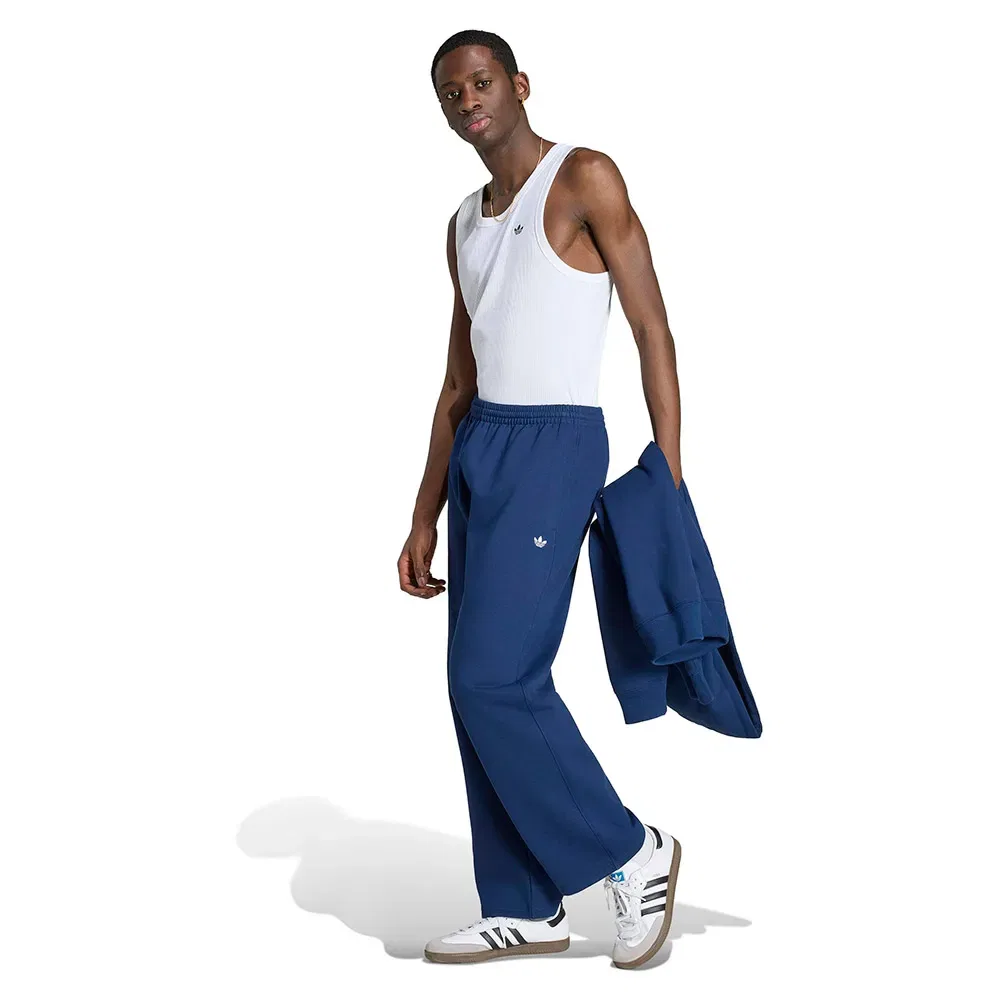 Мужские спортивные штаны свободного кроя Trefoil Essentials Open Hem Joggers Adidas Originals, Blue — фото 4