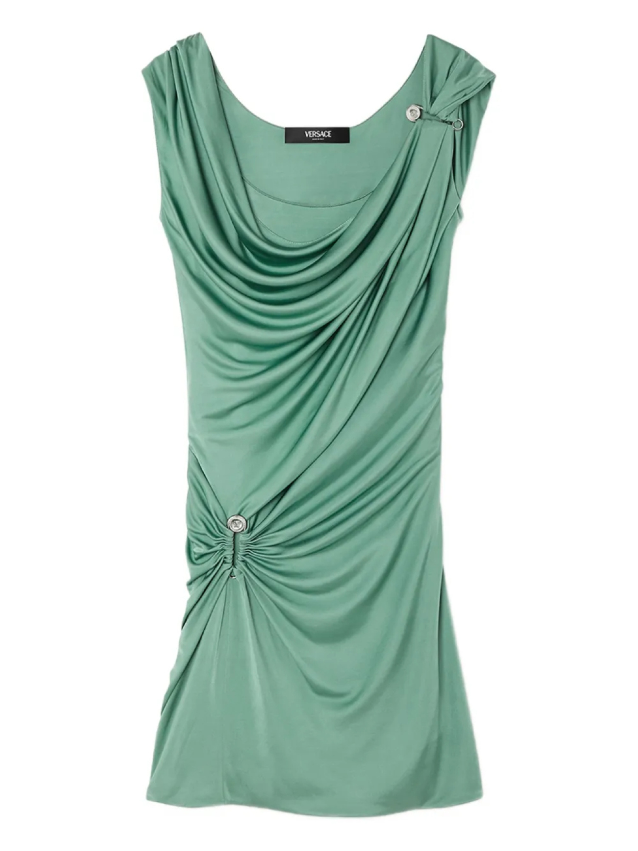 

Мини-платье Versace Safety Pin, зеленый