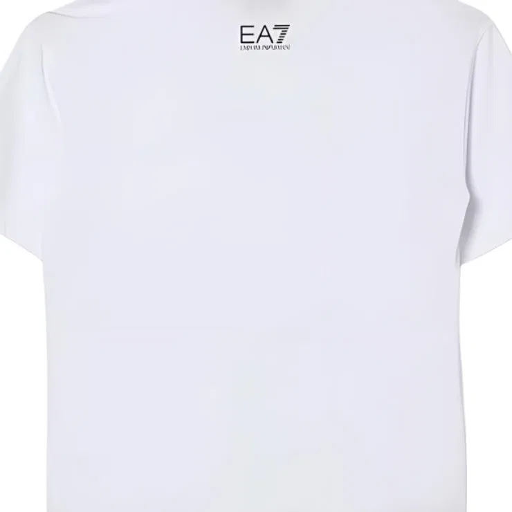 Футболка для детей с круглым вырезом Emporio Armani, White — фото 4