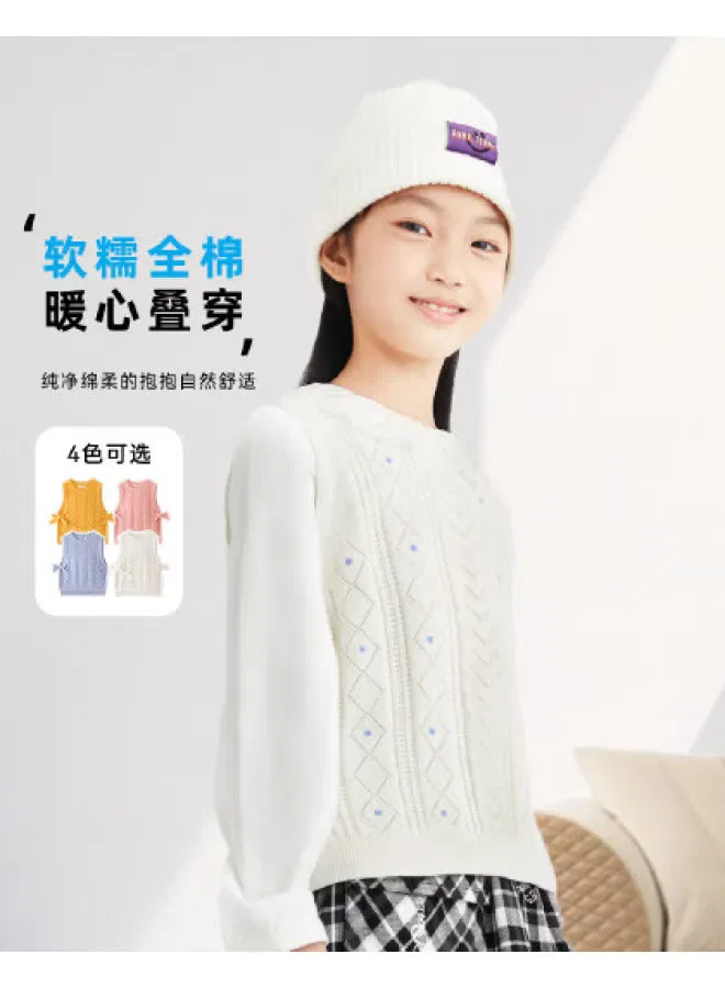 Жилет трикотажный с принтом Annil, айвори