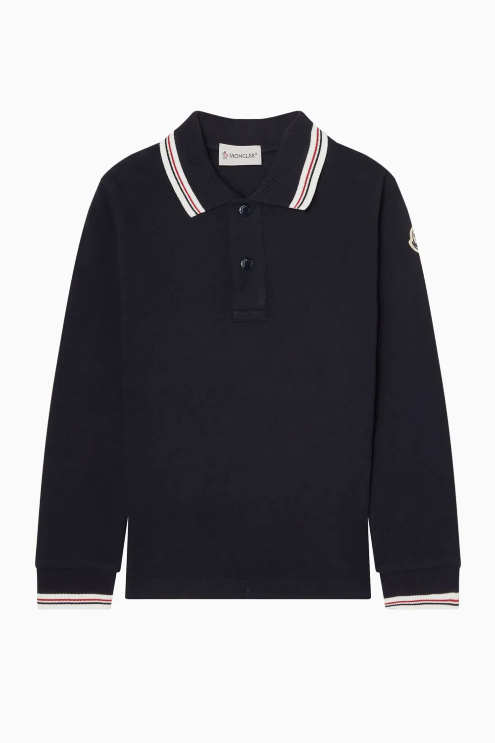 Футболка поло с логотипом Moncler Enfant