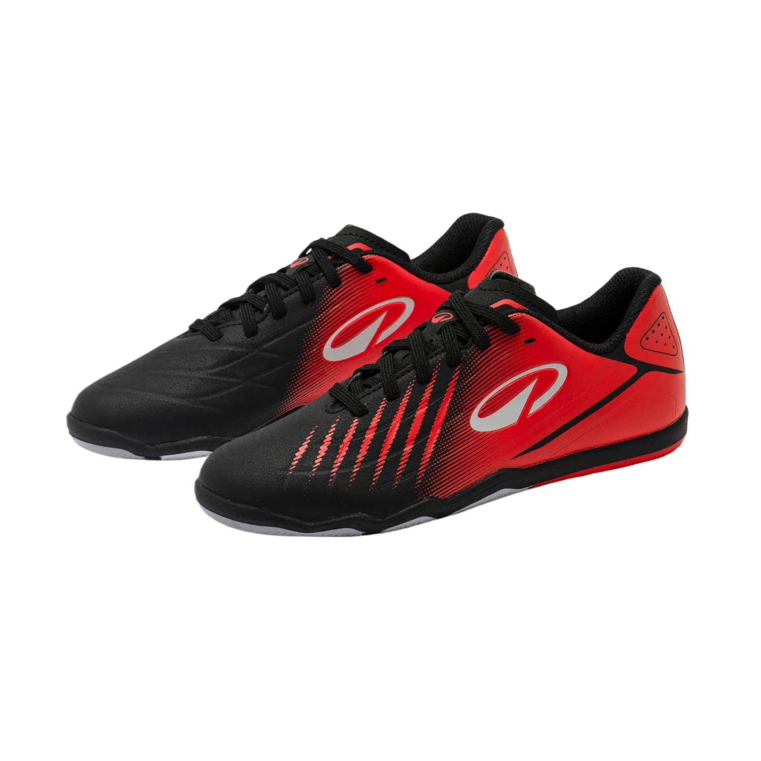 Детские футбольные бутсы с низким верхом из полиуретана DECATHLON, Black/Red — фото 3