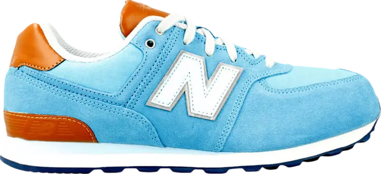 

Кроссовки New Balance 574 Big Kid Wide 'Admiral Light Blue', синий