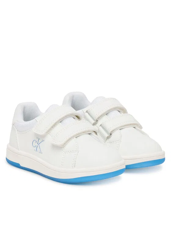 Кроссовки Low Cut Velcro Calvin Klein, белый — фото 2
