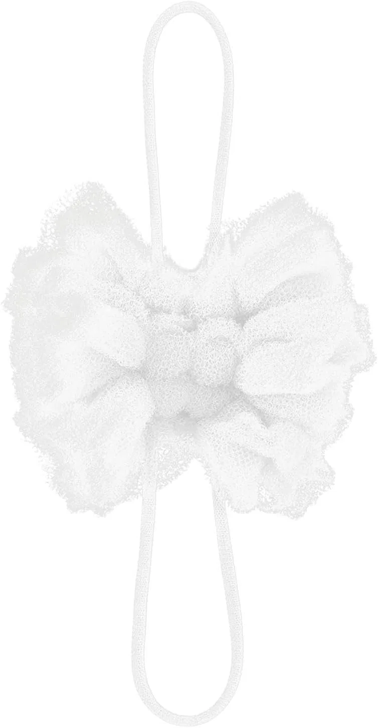 2 в 1 мочалка для спины с ручками, Generisch, 49x13.5 см, 45 г, White