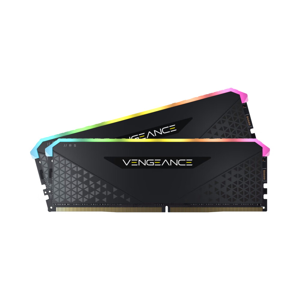 

Оперативная память Corsair Vengeance RGB RS, 16 Гб DDR4 (2х8 ГБ), 3200 МГц, CL16, CMG16GX4M2E3200C16, черный