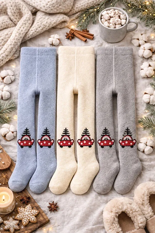 Детские носки хлопковые 3 предмета Pico Baby, Çok Renkli