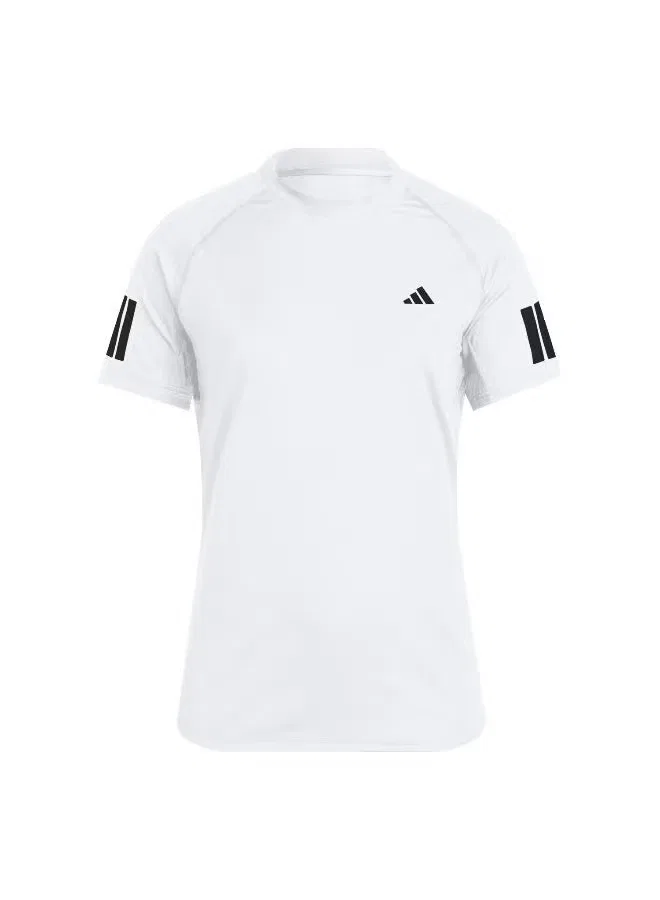 Футболка с принтом Club tennis climacool 3-stripes Adidas, белый — фото 2