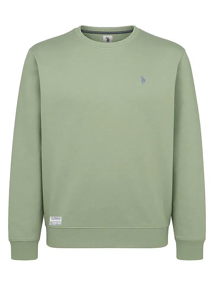 Мужская прямая футболка с круглым вырезом U.S. Polo Assn., Green