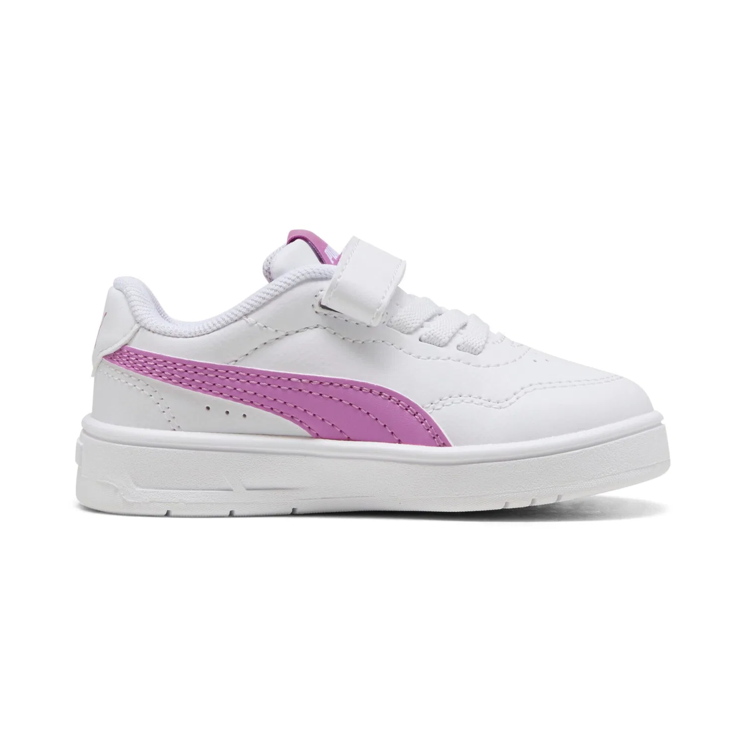 Детские кроссовки с SOFTFOAM+ дэмпингом COURT LALLY PUMA, White-Mauve Pop — фото 3