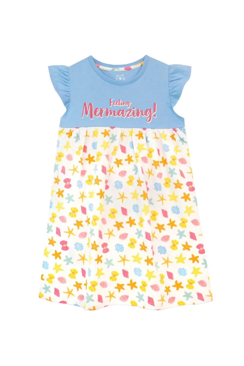 Детское платье с блестками Feeling Mermazing Harry Bear, Blue