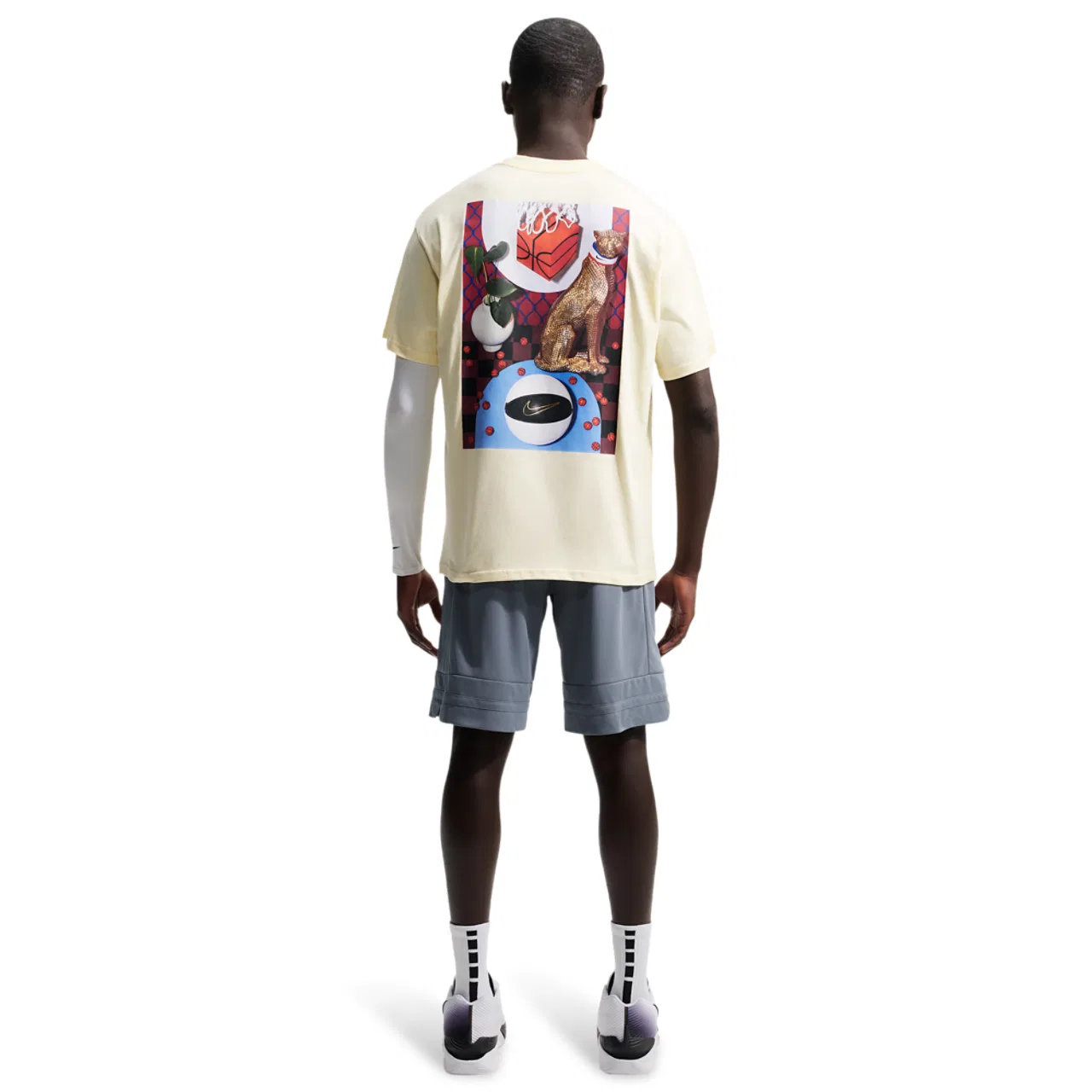 Мужские баскетбольные шорты Nike Dri-FIT GM Classic 10" Nike, Cool Grey — фото 4