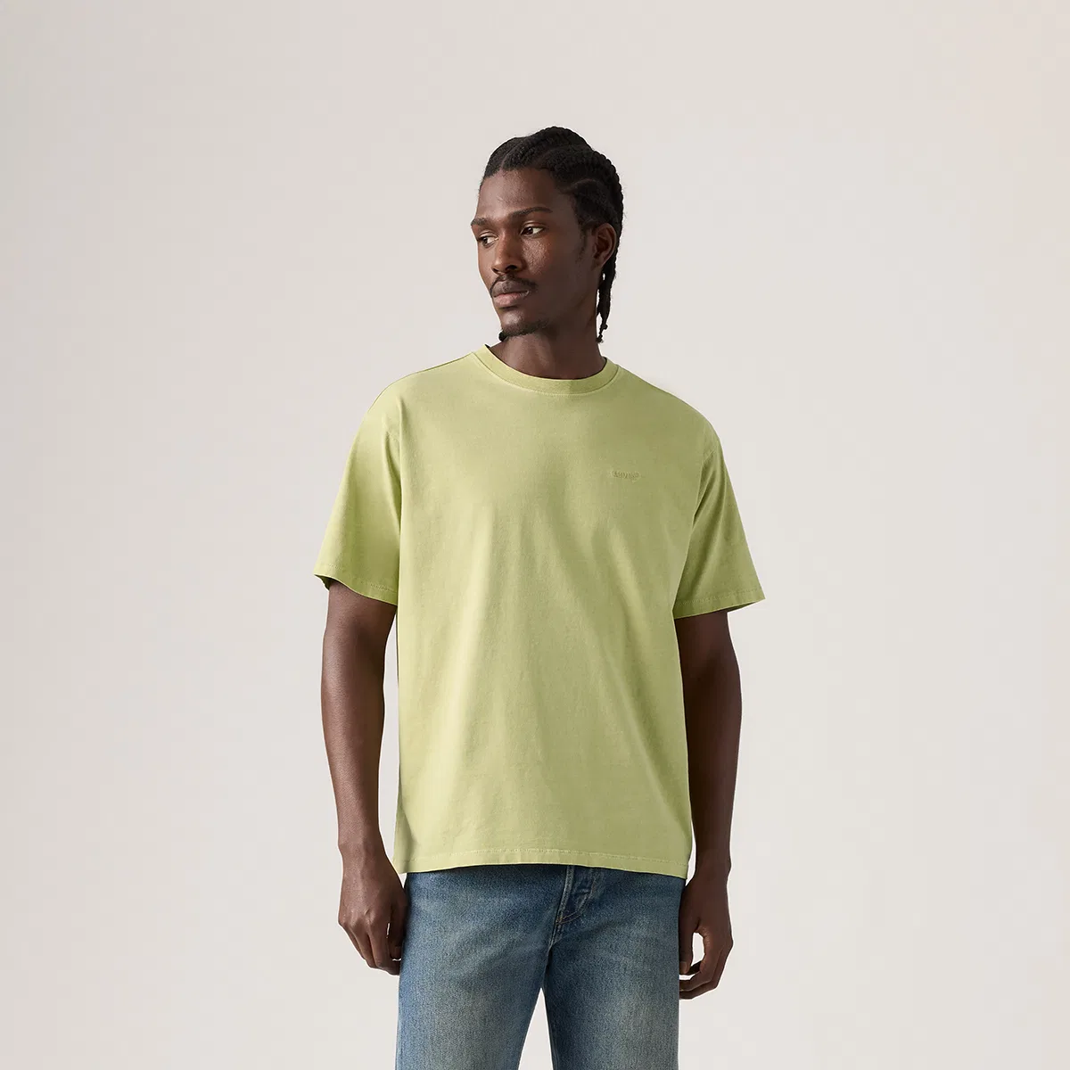 Мужская футболка с круглым вырезом Avocado Green Levis — фото 4