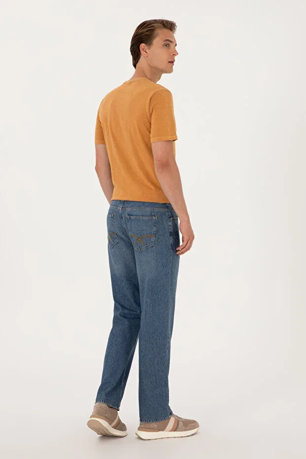 Мужские джинсы с длинной штаниной U.S. Polo Assn., Blue — фото 4