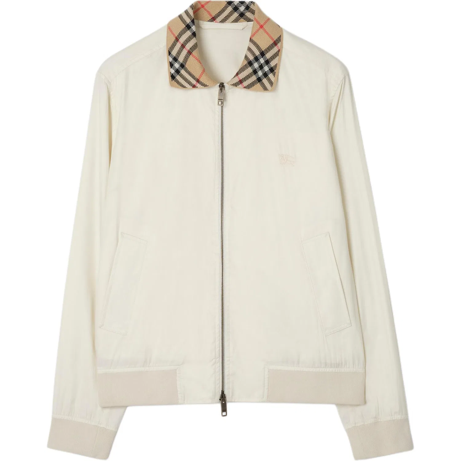 Мужская куртка с лацканами Burberry, Tundra White
