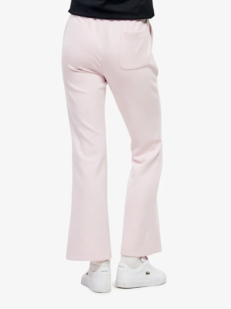 Брюки LACOSTE Pink из трикотажа, широкие, розовые — фото 3