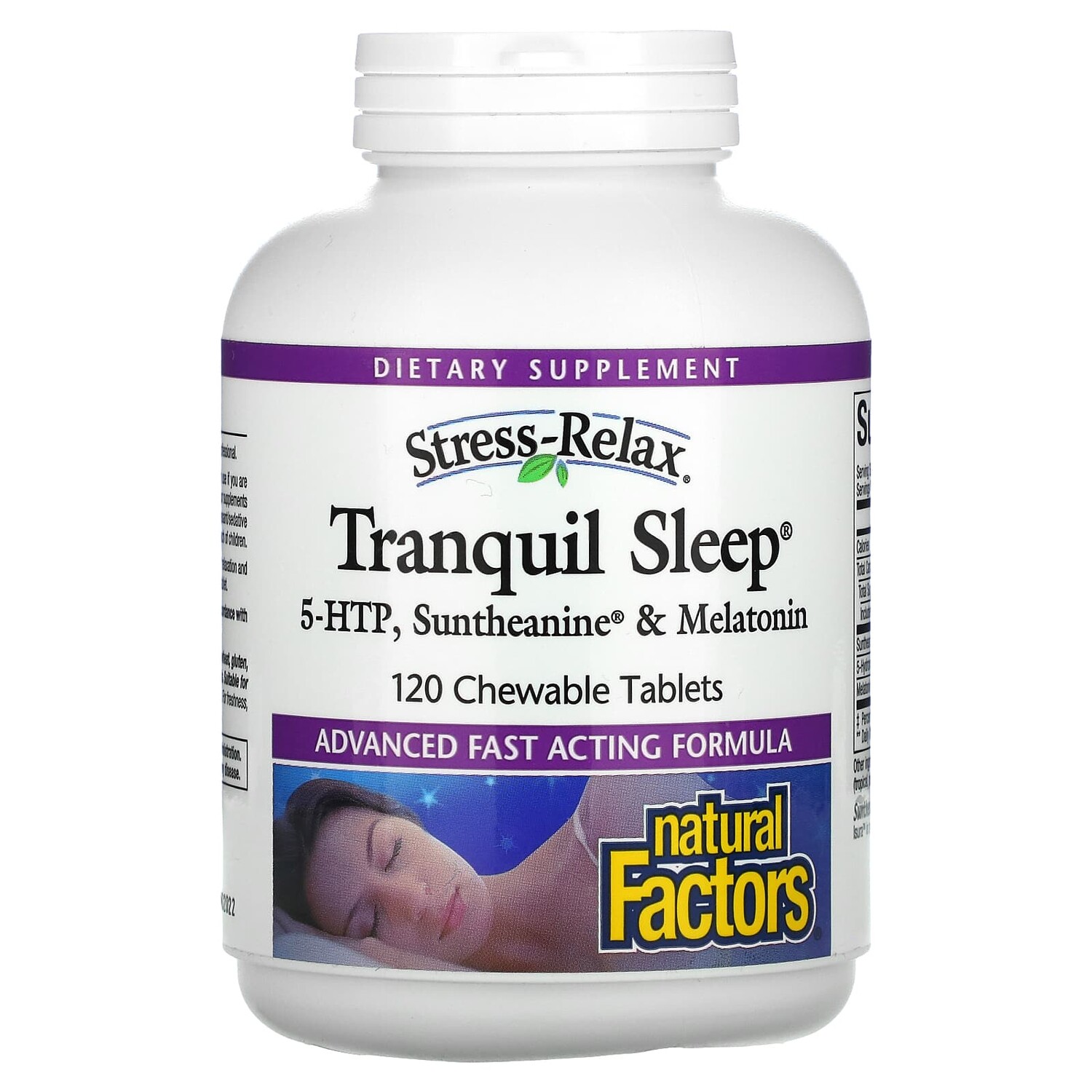 

Средство Chewable ts Natural Factors для спокойного сна, 120