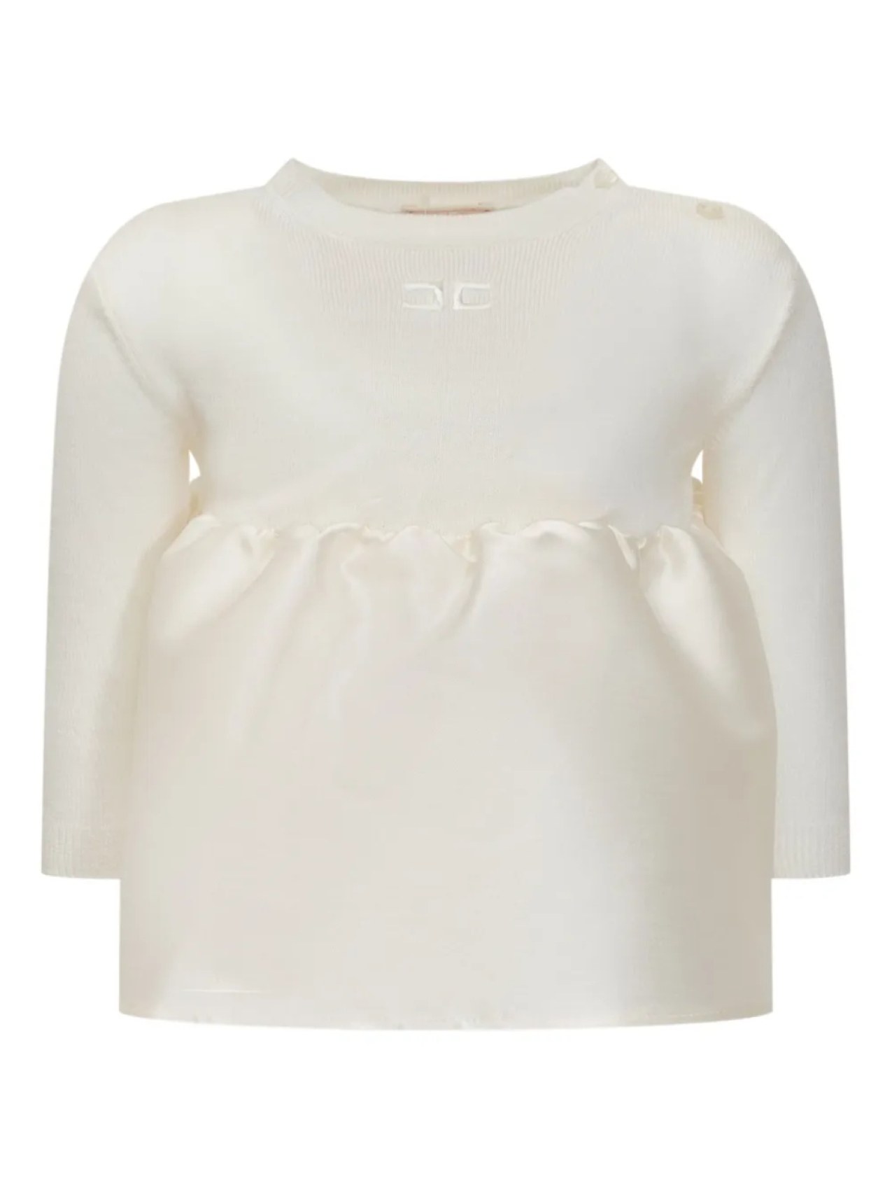 

Elisabetta Franchi La Mia Bambina платье из тафты, нейтральный