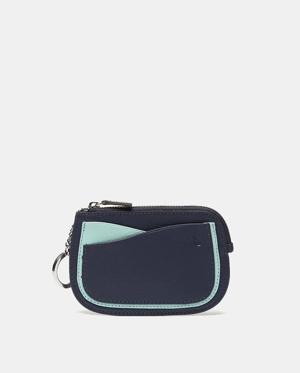 

Кошелек Oceans Diary из зеленой кожи Abbacino, синий