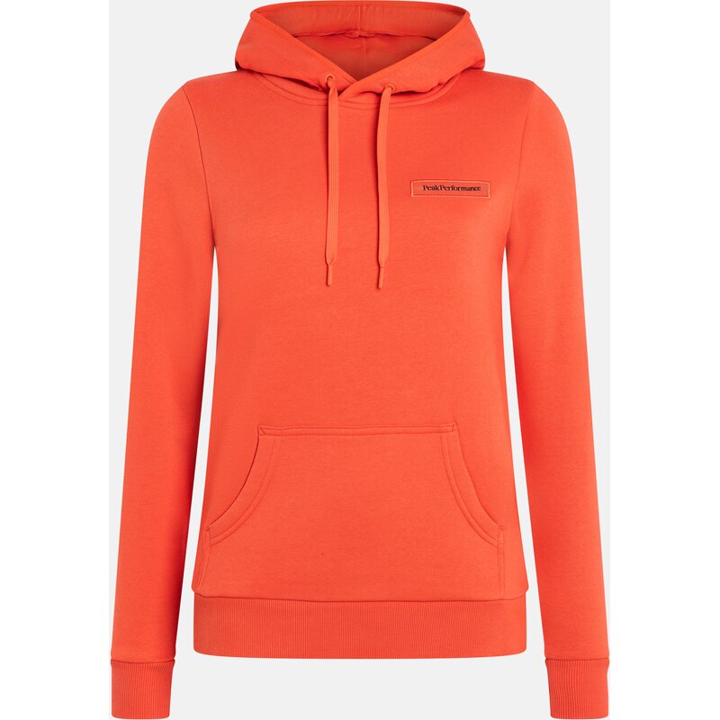 

Толстовка с капюшоном и логотипом Kapuzensweat- Peak Performance, цвет paprika
