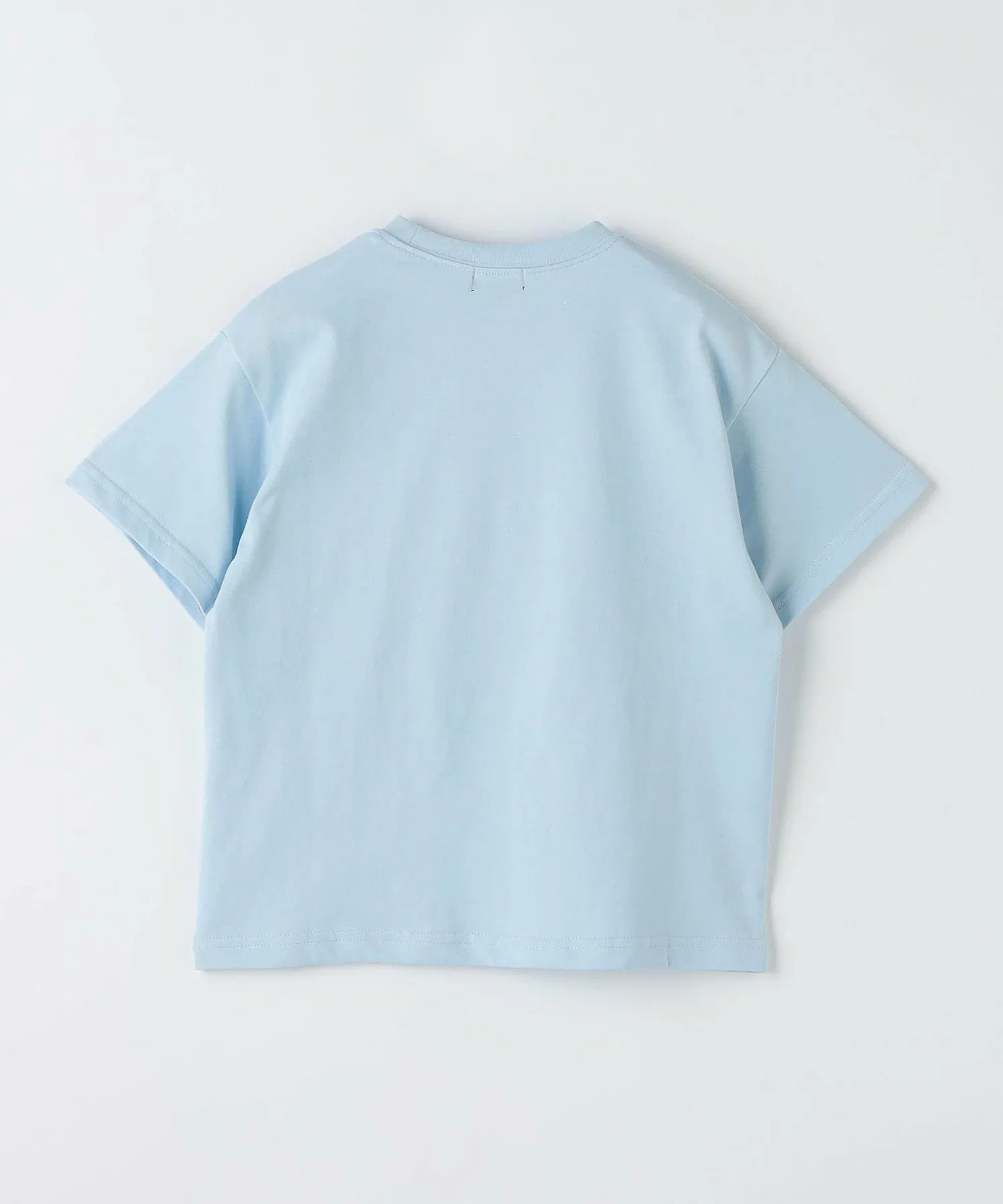 Вязаная футболка с карманом / Детская 100-160 см United Arrows Green Label Relaxing, LT.BLUE — фото 2