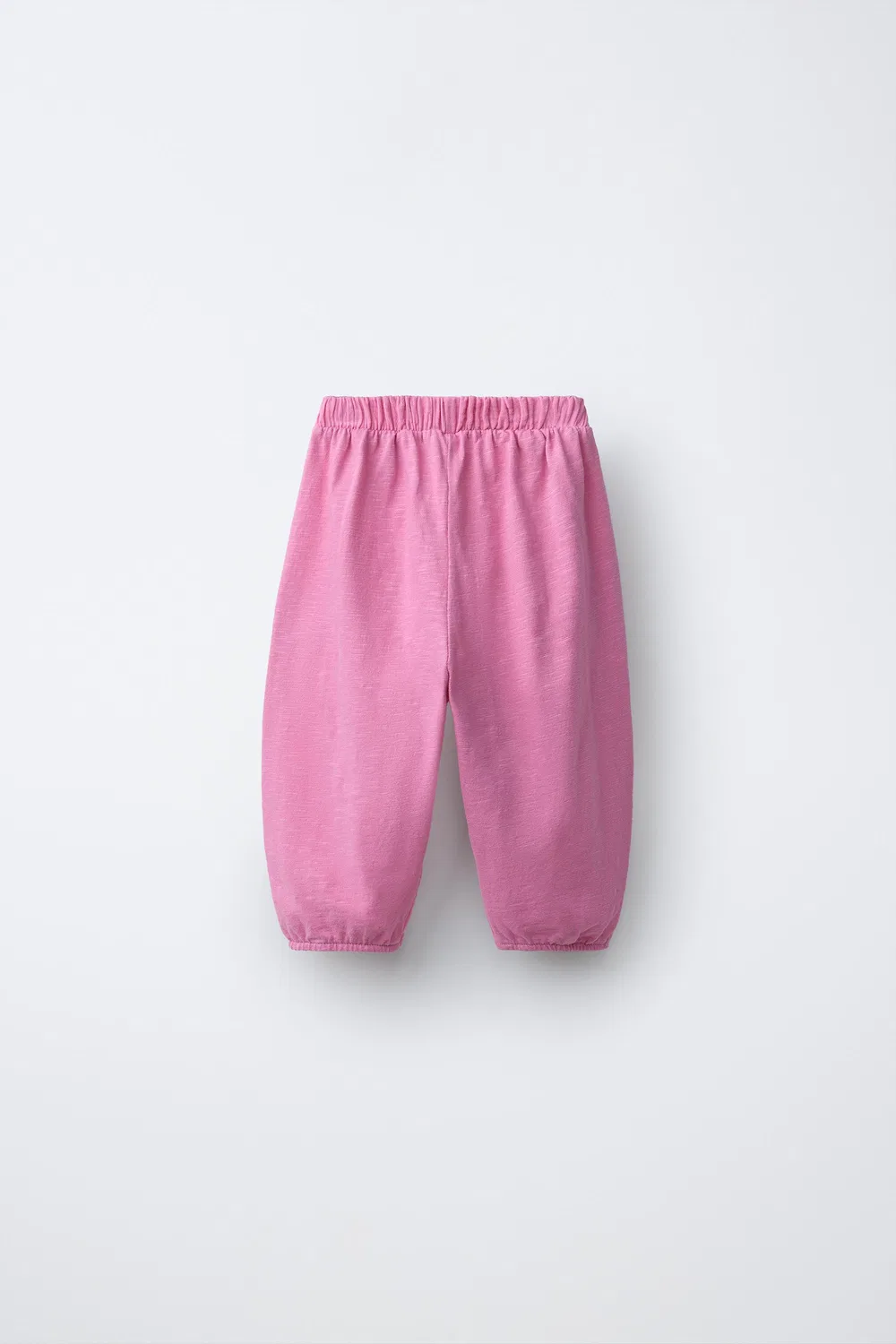 Текстурированные бочкообразные брюки ZARA, Pink — фото 2