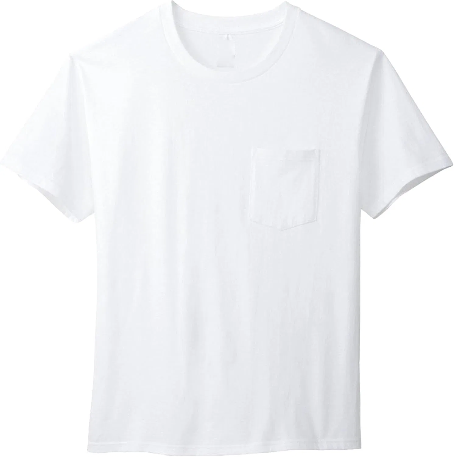 Мужская футболка с карманом Cotton, White