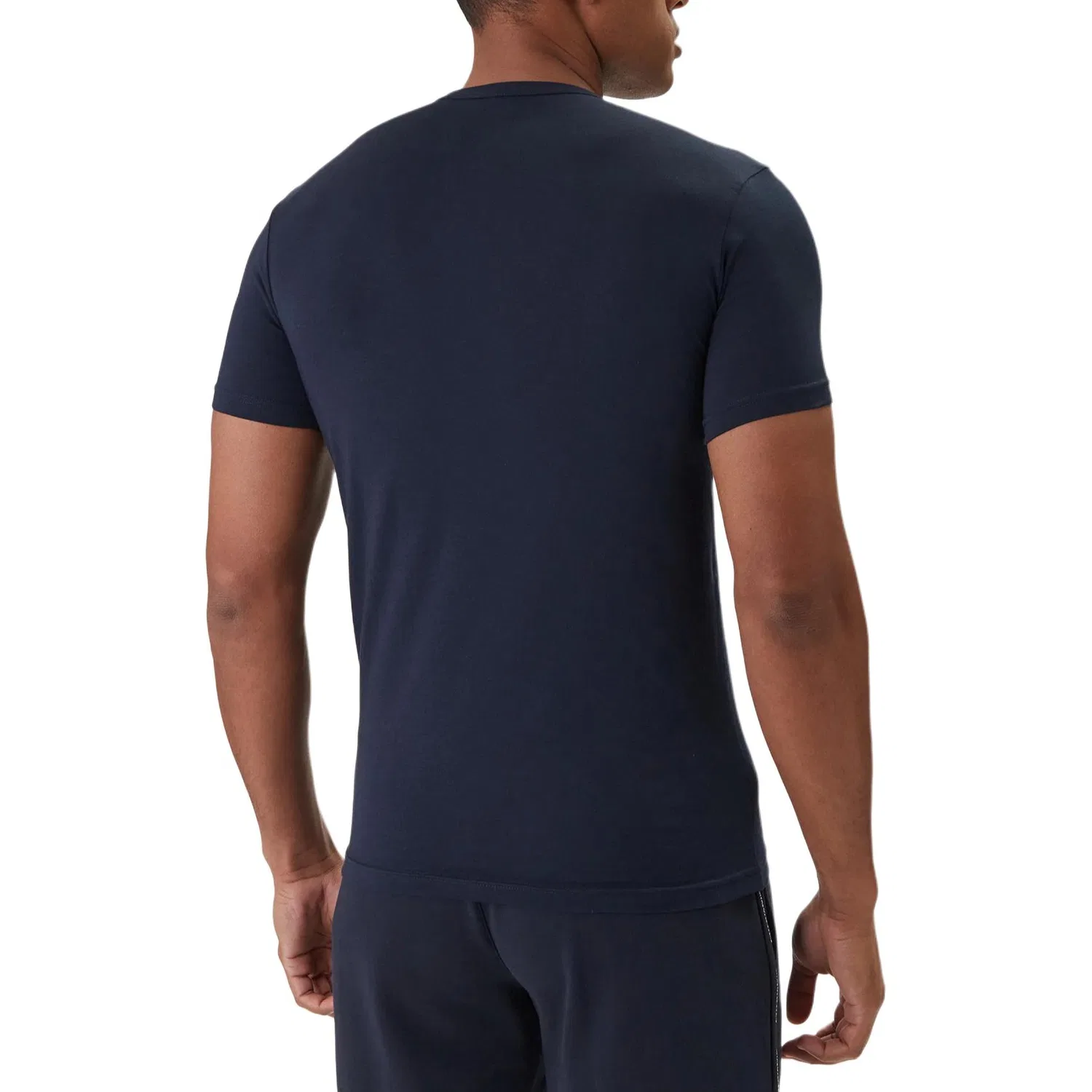Футболка мужская 2 Pack Emporio Armani, White+Blue — фото 4