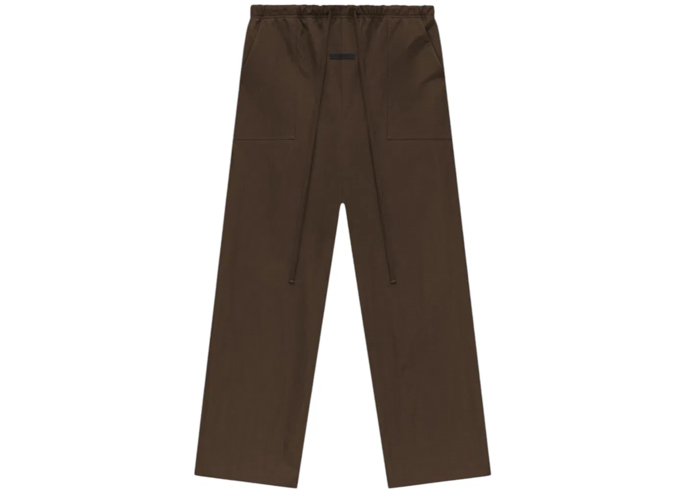 Мужские брюки текстурированные нейлоновые Fear of God Essentials Utility Pant, Brown