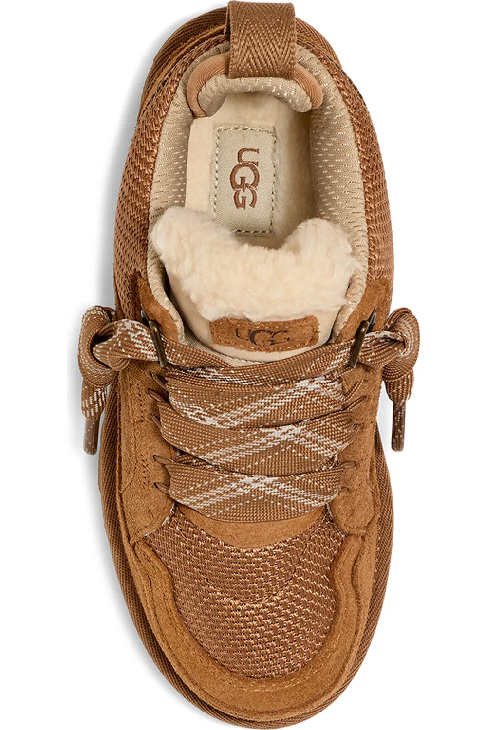Детские кроссовки на платформе Lowmel UGG, Chestnut — фото 4