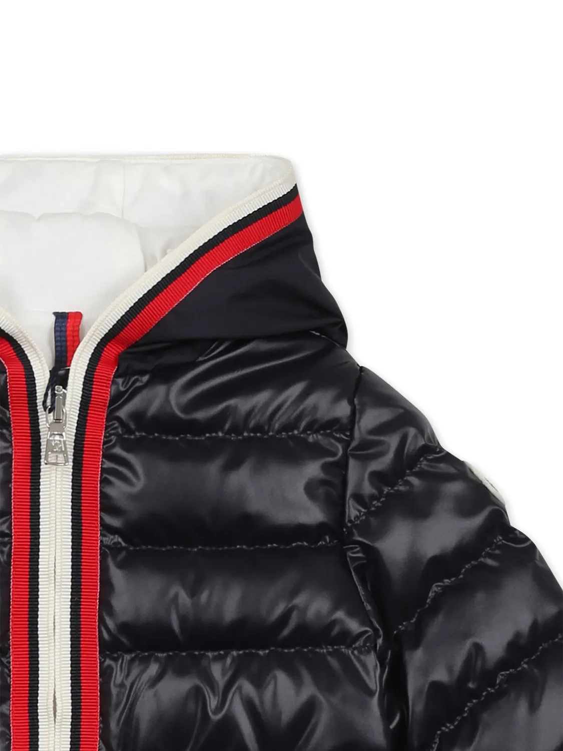 Утепленная куртка с капюшоном Moncler, ультрамариновый — фото 2