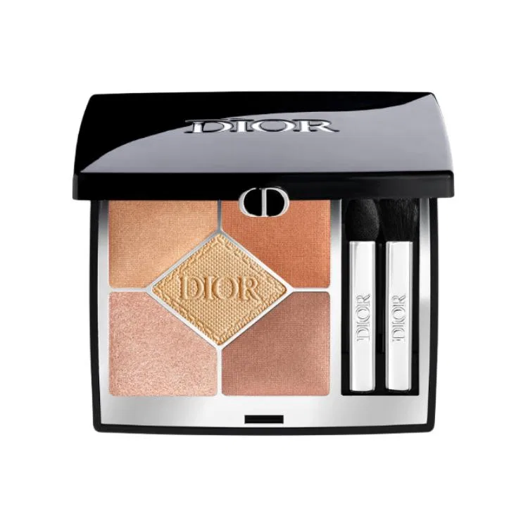 Женская палетка теней для век с шиммером, 5 цветов, модель Amber Radiance Gold, DIOR, Amber Radiance Gold
