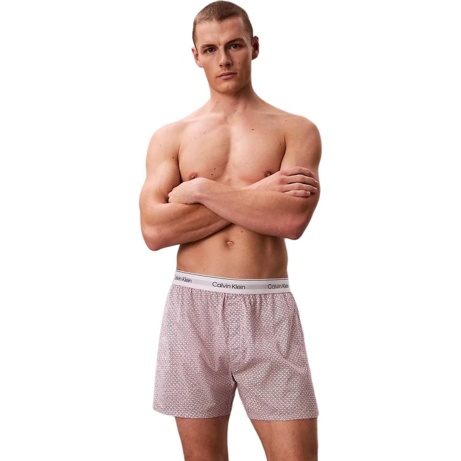 Мужские трусы Calvin Klein, Stencil Heart Spring Lilac