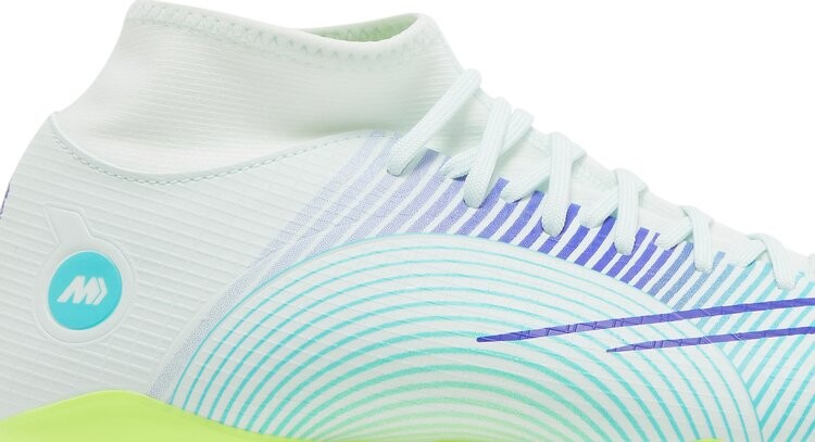 Бутсы Nike Mercurial Superfly 8 Academy MG 'Dream Speed - Barely Green Electro Purple', зеленый — фото 3