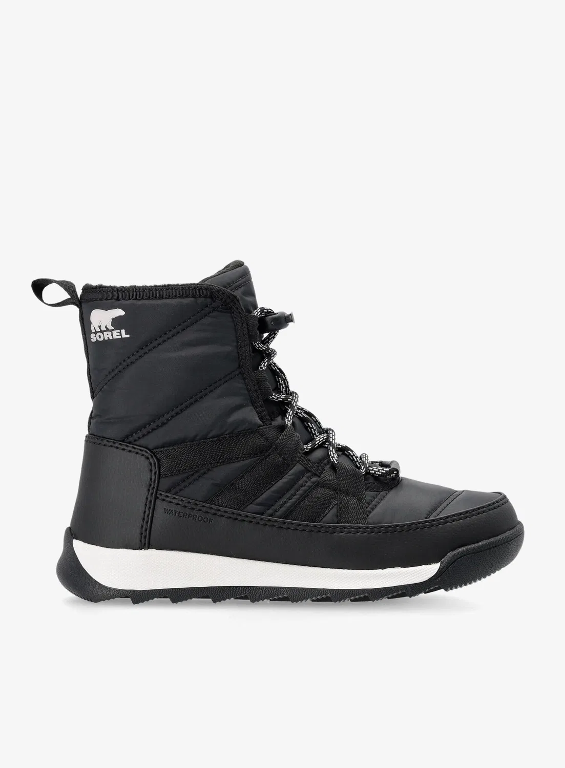 Детские зимние ботинки с высоким голенищем Sorel Youth Whitney II Plus Lace, Schwarz