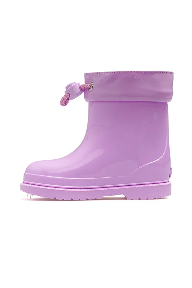 Детские ботинки для девочек без шнуровки Igor, Lilac — фото 2