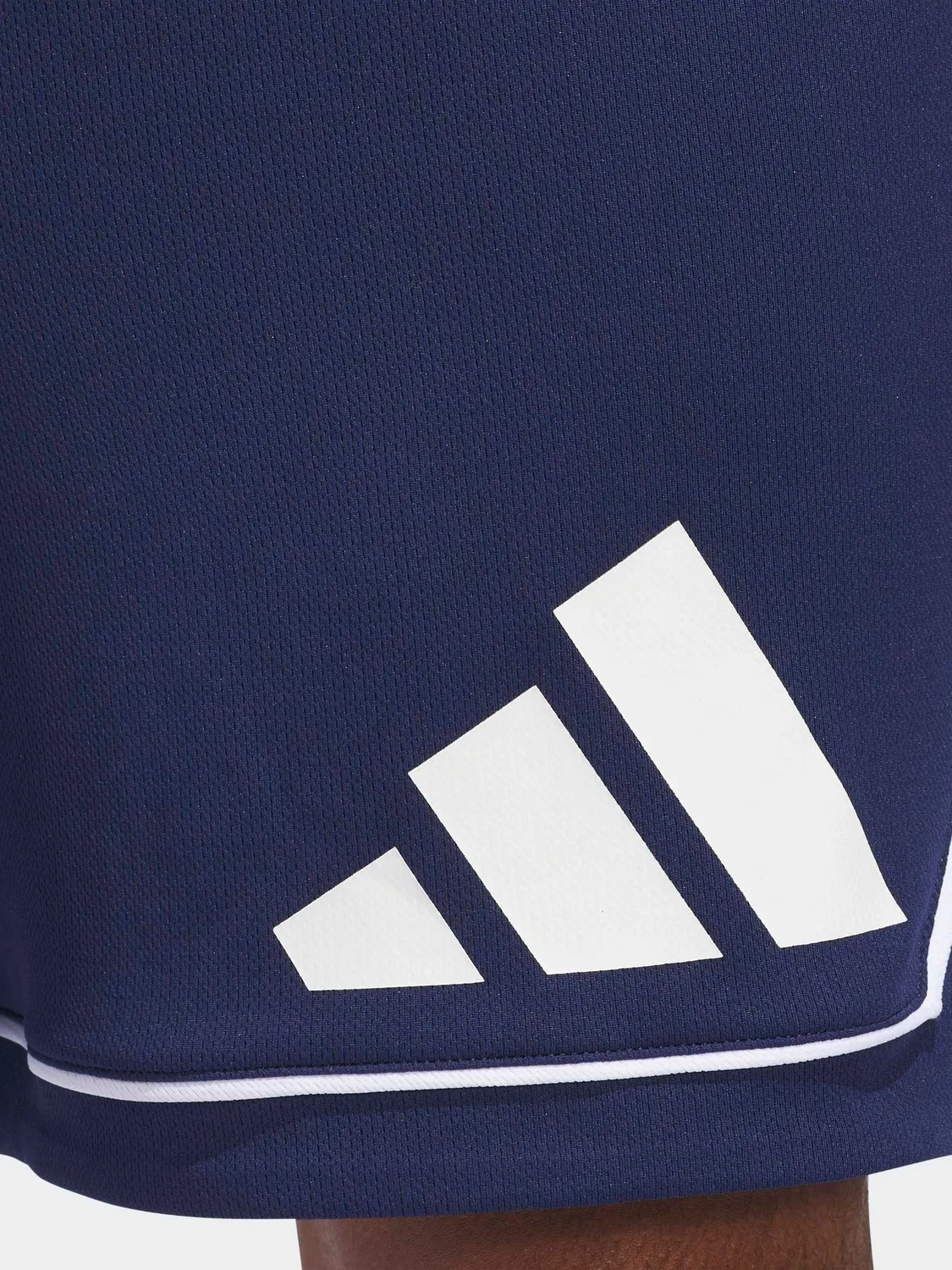 Шорты баскетбольные Badge of Sport adidas, синие — фото 4